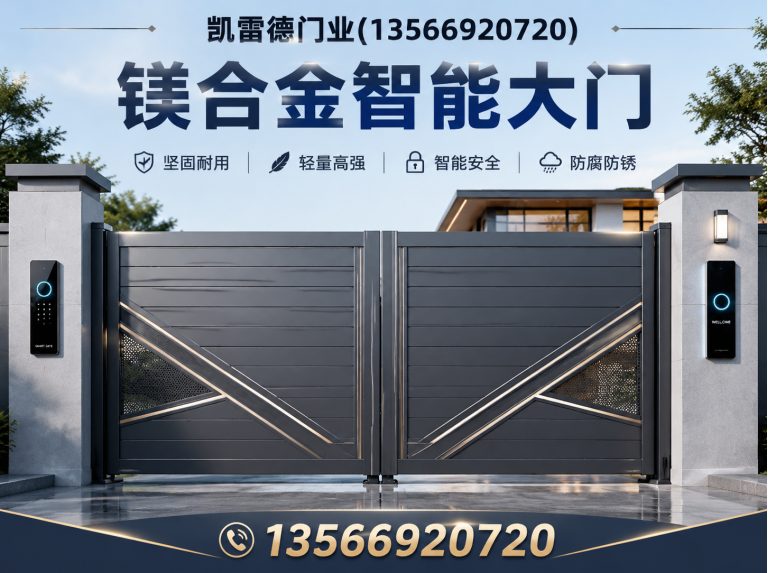 兰溪市镁合金智能大门展示图